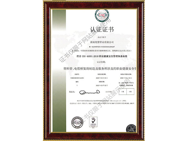 職業(yè)健康體系證書 職業(yè)健康體系證書